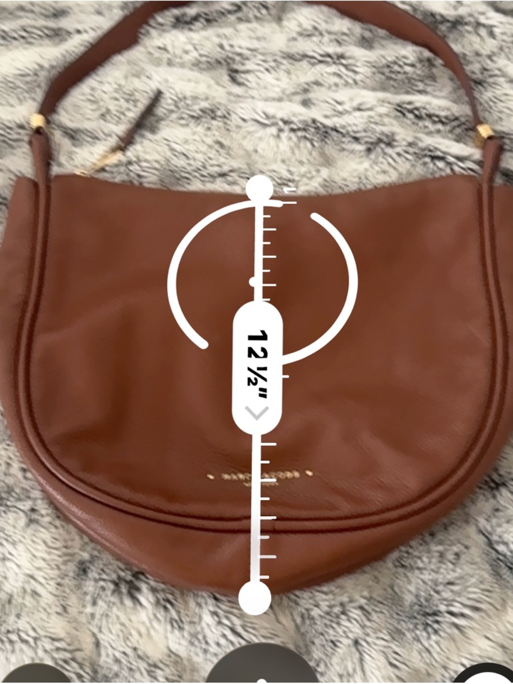 Marc Jacobs Leather Hobo Bag in “Falafel” - Picture 6 of 6